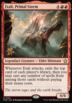 Etali, Primal Storm (V.1) - Magic: The Gathering Foundations: Promos (Rare) [PFDN-194]