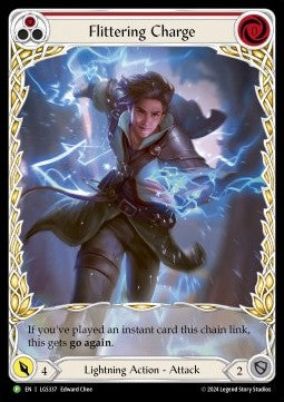 Flittering Charge (Red) (Extended Art Rainbow Foil)⁣ - LGS Promos⁣ (Promo)⁣ [337]