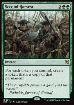 Second Harvest⁣ - Innistrad Remastered⁣ (Rare)⁣ [213]