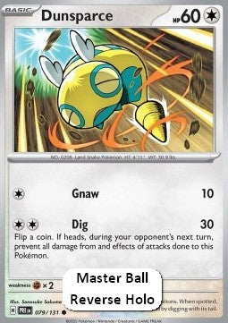 Dunsparce⁣ - Prismatic Evolutions: Additionals⁣ (Common)⁣ [079]