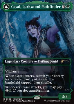 Casal, Lurkwood Pathfinder // Casal, Pathbreaker Owlbear⁣ - Universes Within⁣ (Rare)⁣ [29]