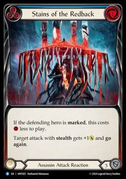 Stains of the Redback (Blue) (Rainbow Foil)⁣ - The Hunted⁣ (Rare)⁣ [025]