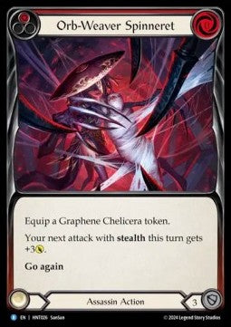 Orb-Weaver Spinneret (Red) (Rainbow Foil)⁣ - The Hunted⁣ (Rare)⁣ [026]