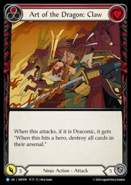 Art of the Dragon: Claw (Rainbow Foil)⁣ - The Hunted⁣ (Rare)⁣ [074]