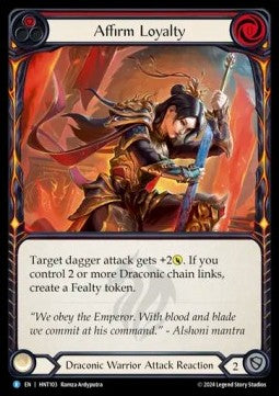 Affirm Loyalty (Rainbow Foil)⁣ - The Hunted⁣ (Rare)⁣ [103]
