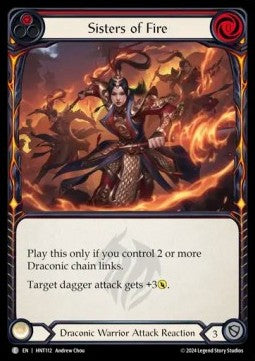Sisters of Fire (Rainbow Foil)⁣ - The Hunted⁣ (Common)⁣ [112]