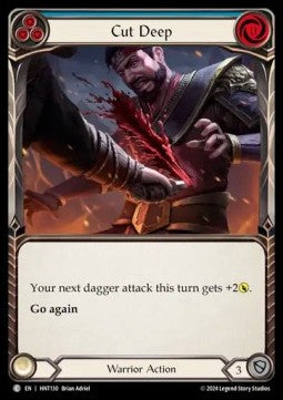 Cut Deep (Blue) (Rainbow Foil)⁣ - The Hunted⁣ (Common)⁣ [130]