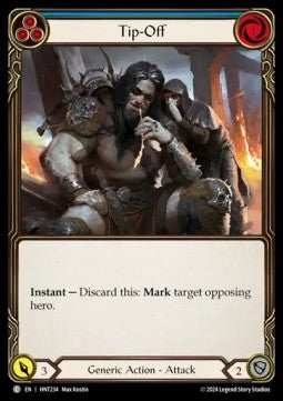 Tip-Off (Blue) (Rainbow Foil)⁣ - The Hunted⁣ (Common)⁣ [234]