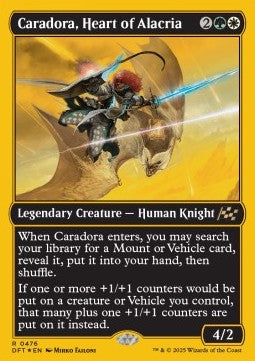 Caradora, Heart of Alacria⁣ - Aetherdrift: First-Place⁣ (Rare)⁣ [476]