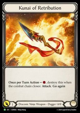 Kunai of Retribution (Cold Foil)⁣ - FAB Promos⁣ (Promo)⁣ [002]