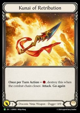 Kunai of Retribution (Cold Foil)⁣ - FAB Promos⁣ (Promo)⁣ [003]