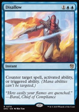Disallow⁣ - Commander: Aetherdrift⁣ (Rare)⁣ [74]