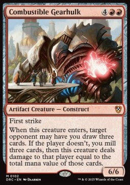 Combustible Gearhulk⁣ - Commander: Aetherdrift⁣ (Mythic)⁣ [102]