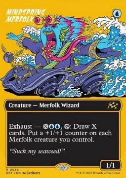 Mindspring Merfolk (V.2)⁣ - Aetherdrift: First-Place⁣ (Rare)⁣ [534]