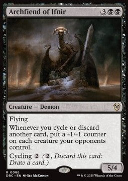 Archfiend of Ifnir⁣ - Commander: Aetherdrift⁣ (Rare)⁣ [86]