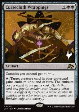 Cursecloth Wrappings (V.2)⁣ - Aetherdrift: Promos⁣ (Rare)⁣ [81]