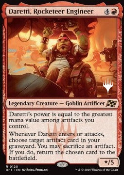Daretti, Rocketeer Engineer (V.2)⁣ - Aetherdrift: Promos⁣ (Rare)⁣ [120]