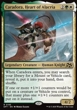 Caradora, Heart of Alacria (V.2)⁣ - Aetherdrift: Promos⁣ (Rare)⁣ [195]
