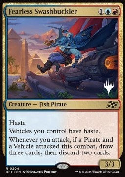 Fearless Swashbuckler (V.2)⁣ - Aetherdrift: Promos⁣ (Rare)⁣ [204]