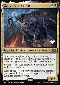 Zahur, Glory's Past (V.2)⁣ - Aetherdrift: Promos⁣ (Rare)⁣ [229]
