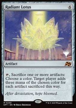 Radiant Lotus (V.2)⁣ - Aetherdrift: Promos⁣ (Mythic)⁣ [240]