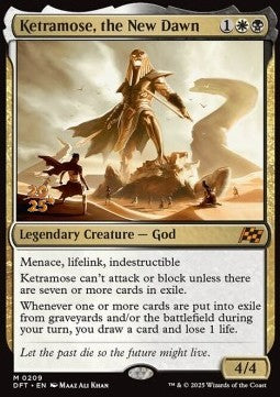 Ketramose, the New Dawn (V.1)⁣ - Aetherdrift: Promos⁣ (Mythic)⁣ [209]