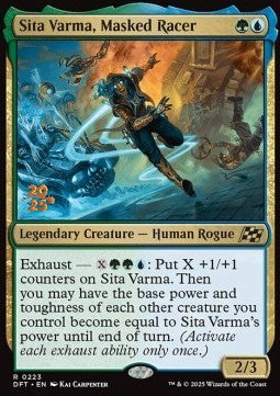 Sita Varma, Masked Racer (V.1)⁣ - Aetherdrift: Promos⁣ (Rare)⁣ [223]