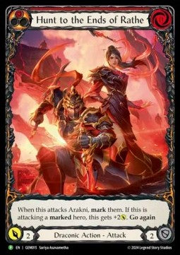 Hunt to the Ends of Rathe (Extended Art Rainbow Foil)⁣ - GEM Pack Promos⁣ (Promo)⁣ [015]