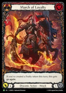 March of Loyalty (Extended Art Rainbow Foil)⁣ - GEM Pack Promos⁣ (Promo)⁣ [016]