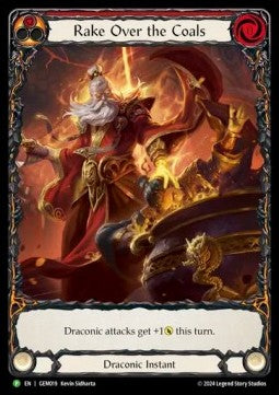 Rake Over the Coals (Extended Art Rainbow Foil)⁣ - GEM Pack Promos⁣ (Promo)⁣ [019]