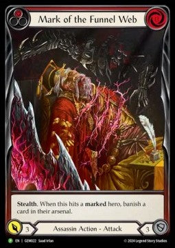 Mark of the Funnel Web (Red) (Extended Art Rainbow Foil)⁣ - GEM Pack Promos⁣ (Promo)⁣ [022]