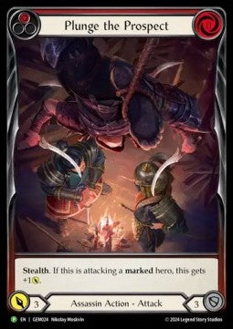 Plunge the Prospect (Red) (Extended Art Rainbow Foil)⁣ - GEM Pack Promos⁣ (Promo)⁣ [024]