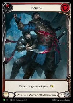 Incision (Red) (Extended Art Rainbow Foil)⁣ - GEM Pack Promos⁣ (Promo)⁣ [029]
