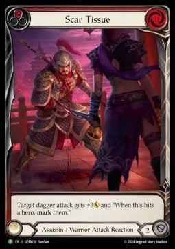 Scar Tissue (Red) (Extended Art Rainbow Foil)⁣ - GEM Pack Promos⁣ (Promo)⁣ [030]