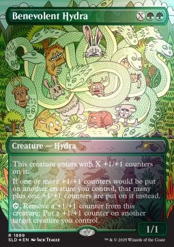 Benevolent Hydra⁣ - Secret Lair Drop Series⁣ (Rare)⁣ [1889]
