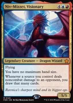 Niv-Mizzet, Visionary (V.2)⁣ - Magic: The Gathering Foundations: Promos⁣ (Mythic)⁣ [123]