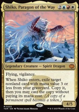 Shiko, Paragon of the Way⁣ - Tarkir: Dragonstorm⁣ (Mythic)⁣ [223]