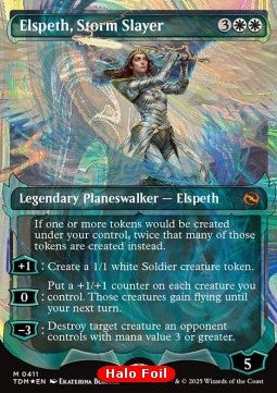 Elspeth, Storm Slayer (V.3)⁣ - Tarkir: Dragonstorm: Extras⁣ (Mythic)⁣ [411]