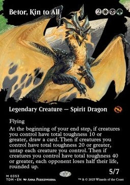 Betor, Kin to All (V.2)⁣ - Tarkir: Dragonstorm: Extras⁣ (Mythic)⁣ [353]