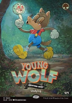 Young Wolf - Secret Lair Drop Series: Our Boss Is on Vacation Superdrop (Rare) [SLDBV-1820]