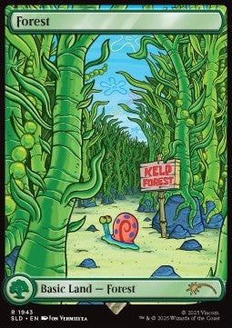 Forest - Secret Lair Drop Series: Our Boss Is on Vacation Superdrop (Rare) [SLDBV-1943]