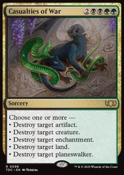 Casualties of War⁣ - Commander: Tarkir: Dragonstorm⁣ (Rare)⁣ [98]
