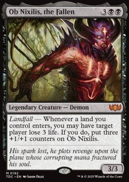 Ob Nixilis, the Fallen⁣ - Commander: Tarkir: Dragonstorm⁣ (Mythic)⁣ [192]