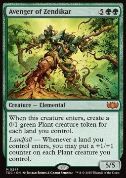 Avenger of Zendikar⁣ - Commander: Tarkir: Dragonstorm⁣ (Mythic)⁣ [247]