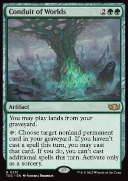 Conduit of Worlds⁣ - Commander: Tarkir: Dragonstorm⁣ (Rare)⁣ [251]