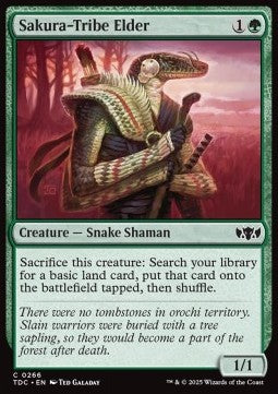 Sakura-Tribe Elder⁣ - Commander: Tarkir: Dragonstorm⁣ (Common)⁣ [266]