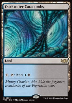 Darkwater Catacombs⁣ - Commander: Tarkir: Dragonstorm⁣ (Rare)⁣ [355]