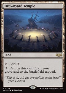 Drownyard Temple⁣ - Commander: Tarkir: Dragonstorm⁣ (Rare)⁣ [359]