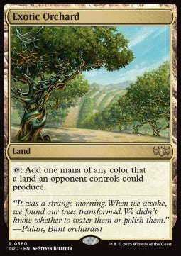 Exotic Orchard⁣ - Commander: Tarkir: Dragonstorm⁣ (Rare)⁣ [360]