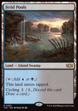 Fetid Pools⁣ - Commander: Tarkir: Dragonstorm⁣ (Rare)⁣ [363]